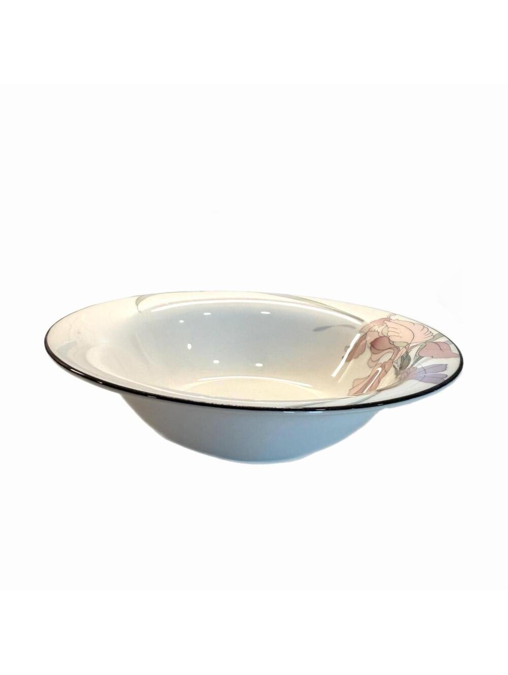 Vintage Noritake New Decade Café Du Soir 7” Porcelain Rim Cereal Bowl #9091 - Picture 2 of 3